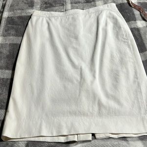 J. Crew cream No. 2  Pencil skirt